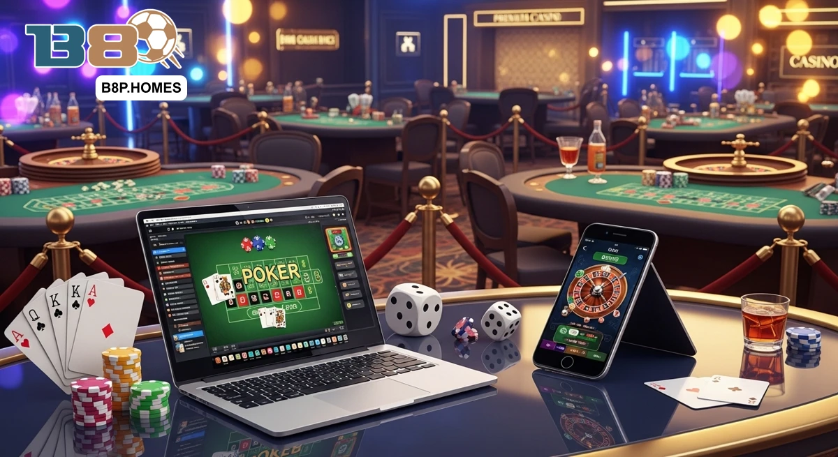 Banner B8 casino trực tuyến